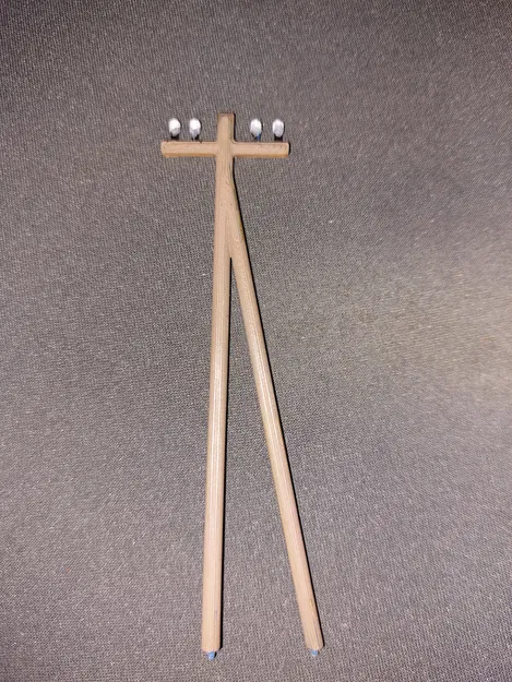 Cột Điện Thoại Mô Hình Tỷ Lệ 1:87 Cho Diorama - Image 2