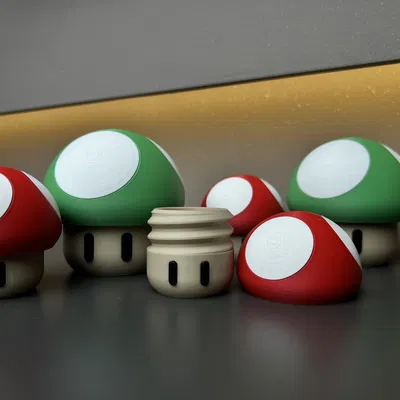 Hộp đựng MINIS Super Mario 1up Mushroom (Pilz) – Container Box