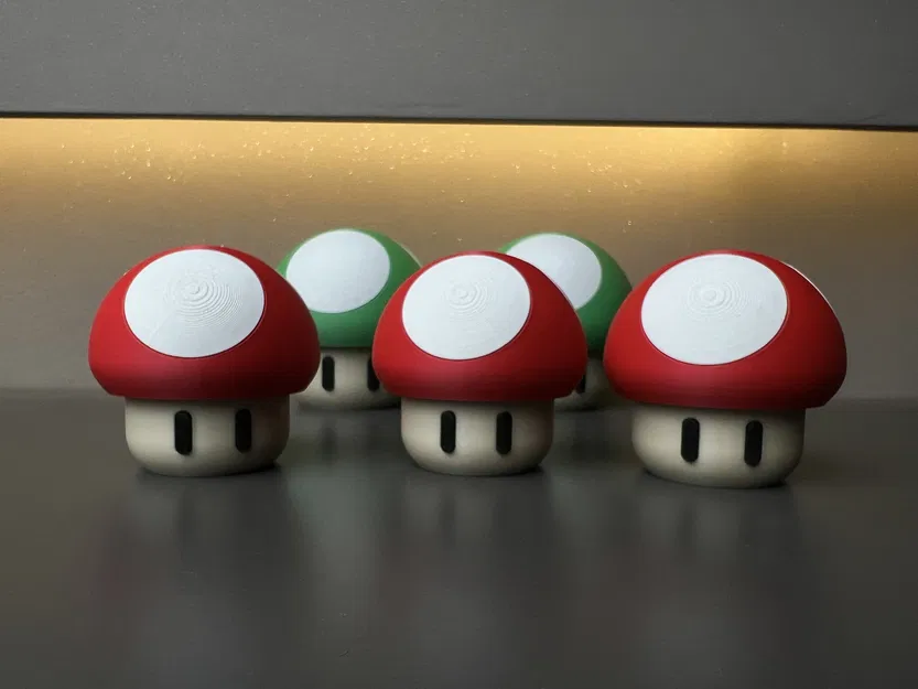 Hộp đựng MINIS Super Mario 1up Mushroom (Pilz) – Container Box - Image 3