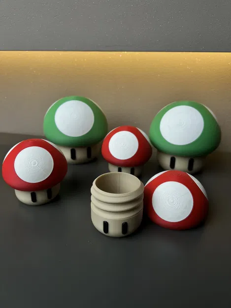 Hộp đựng MINIS Super Mario 1up Mushroom (Pilz) – Container Box - Image 5