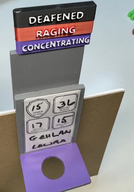 Tag Nam Châm Condition & Status cho DM Screen (DM Screen Condition and Status Markers) - Image 4