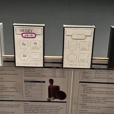 DM Screen Initiative Tracker – Thẻ theo dõi lượt cho DM Screen