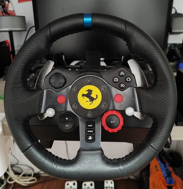 Nắp Trung Tâm Vô Lăng Logitech G29 Phong Cách Ferrari - Image 1
