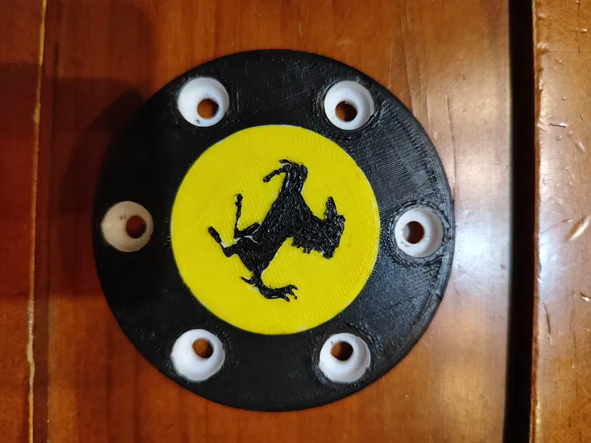 Nắp Trung Tâm Vô Lăng Logitech G29 Phong Cách Ferrari - Image 2