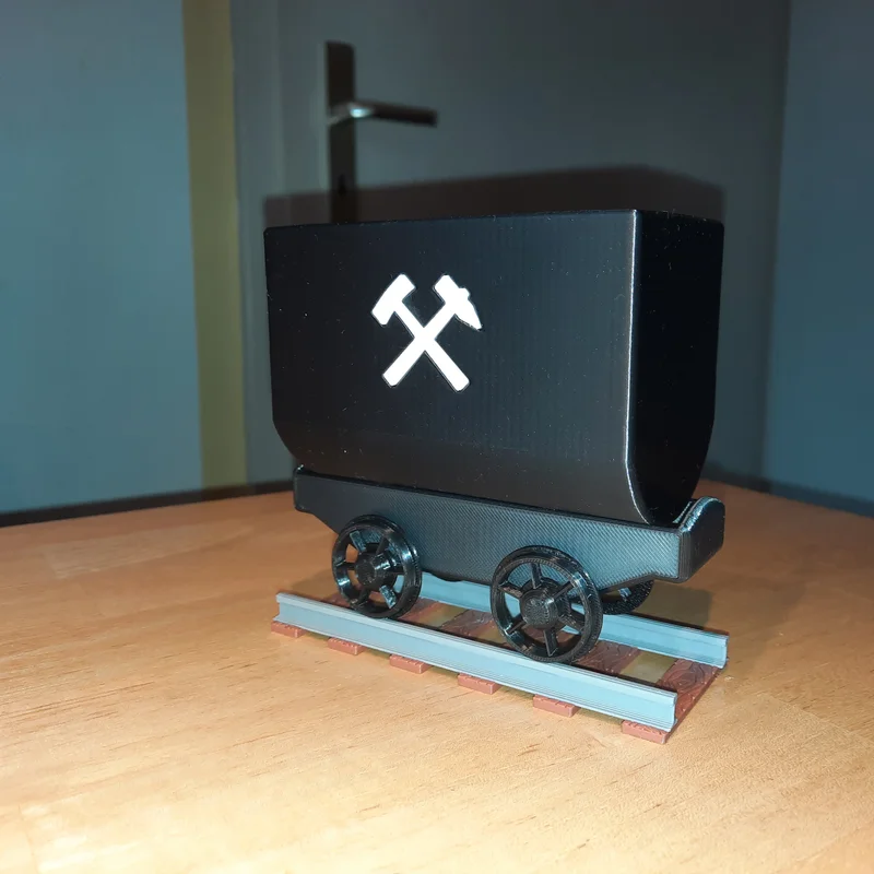 Bergbau Lore – Xe goòng mỏ trang trí (STL)