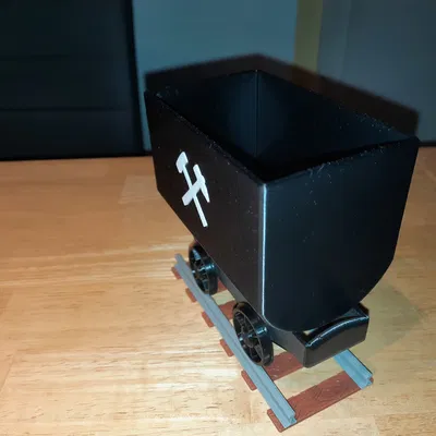 Bergbau Lore – Xe goòng mỏ trang trí (STL)