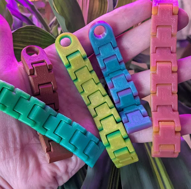 Dây Xích Móc Khóa Print-in-Place Khớp Linh Hoạt (Flexi) – Nhiều Độ Dài - Image 1