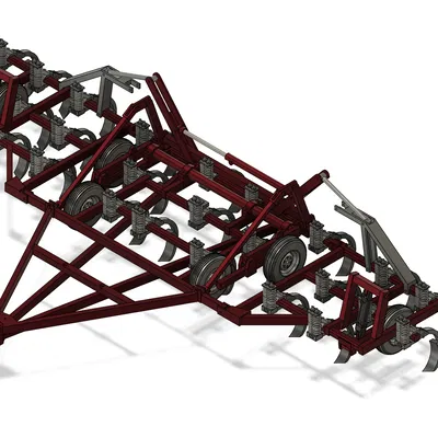 Cày xới International 5500 Winged Chisel Plow - Tỷ lệ 1:16