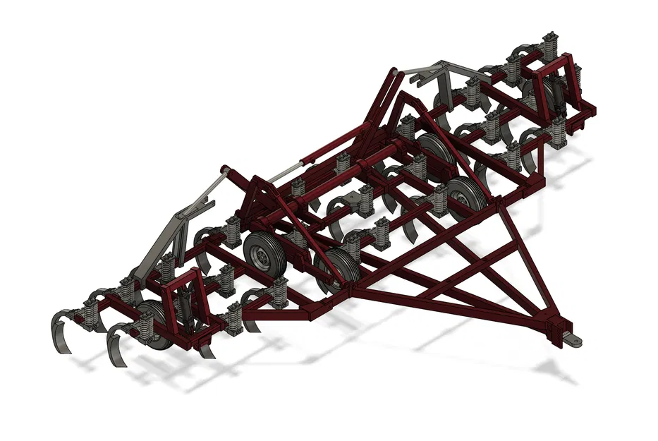 Cày xới International 5500 Winged Chisel Plow - Tỷ lệ 1:16 - Image 2