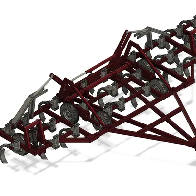 Cày xới International 5500 Winged Chisel Plow - Tỷ lệ 1:16