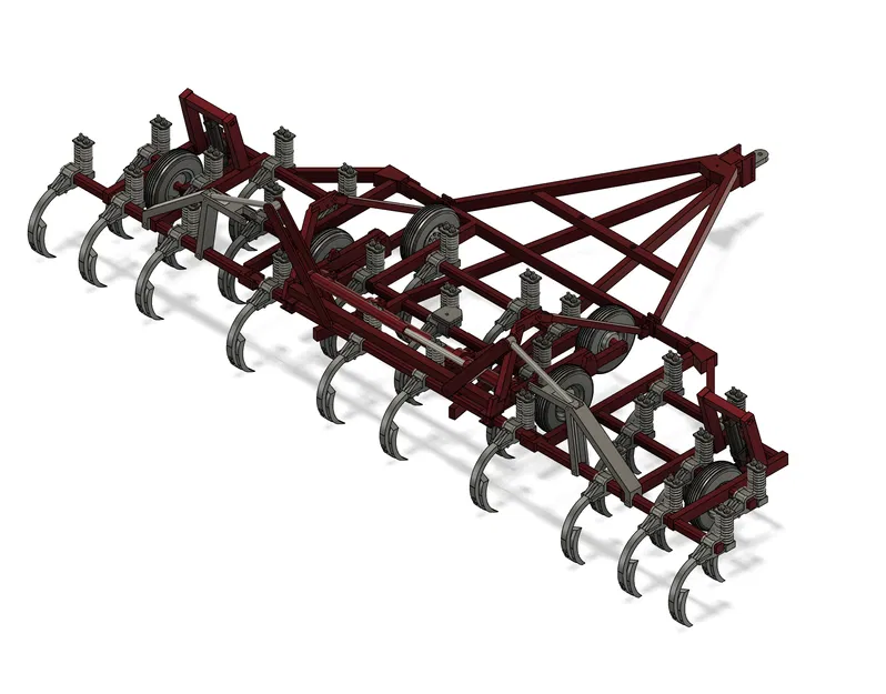 Cày xới International 5500 Winged Chisel Plow - Tỷ lệ 1:16 - Image 3