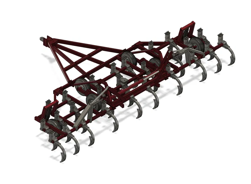 Cày xới International 5500 Winged Chisel Plow - Tỷ lệ 1:16 - Image 4