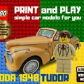 Mô Hình Xe LEGO Skoda Tudor 1948 Cabrio Tự In 3D - Thumbnail 1