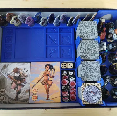 Khay Sắp Xếp Hộp Game Karak - Tổ Chức Gọn Gàng & Tiện Lợi