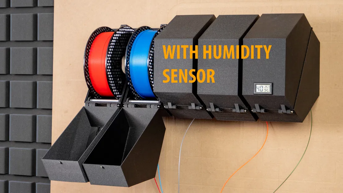 Hộp Đựng Filament Giữ Khô Gắn Tường Có Cảm Biến Độ Ẩm - Image 1