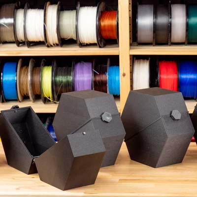 Hộp Đựng Filament Giữ Khô Gắn Tường Có Cảm Biến Độ Ẩm