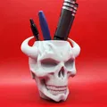 Cốc Cắm Bút Hình Hộp Sọ Quỷ Độc Đáo - Thumbnail 1