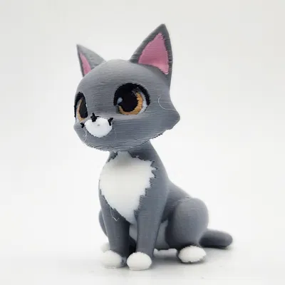 Mô Hình Mèo Dexter 3D Đáng Yêu - Quà Tặng Độc Đáo