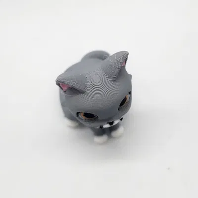 Mô Hình Mèo Dexter 3D Đáng Yêu - Quà Tặng Độc Đáo