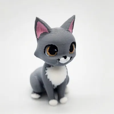 Mô Hình Mèo Dexter 3D Đáng Yêu - Quà Tặng Độc Đáo