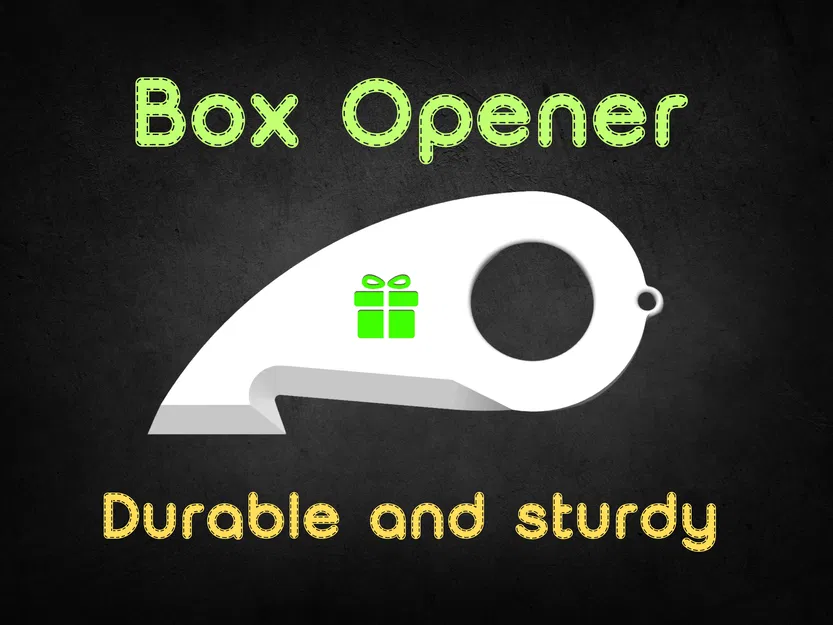 Dụng Cụ Mở Hộp Mini Gắn Móc Khóa An Toàn - Image 2