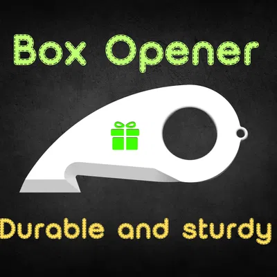 Dụng Cụ Mở Hộp Mini Gắn Móc Khóa An Toàn