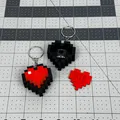 Móc khóa clicker hình Trái Tim Minecraft (Minecraft Heart Key Clicker Keychain) - Thumbnail 2