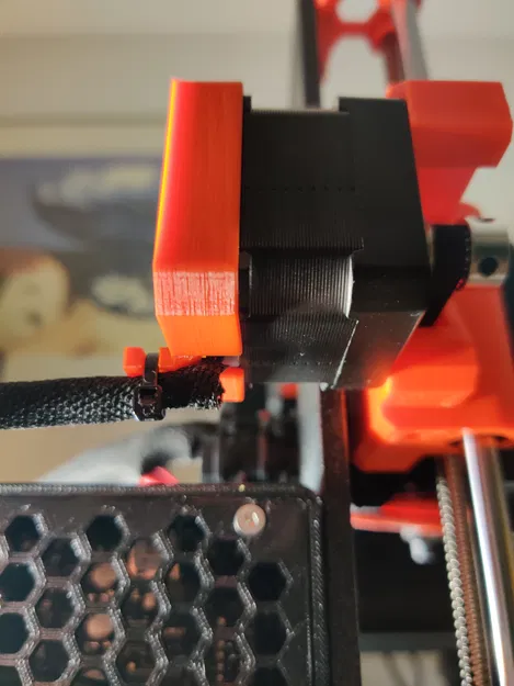Kẹp Cáp Bảo Vệ Động Cơ Trục X Máy In Prusa MK3S+ - Image 2
