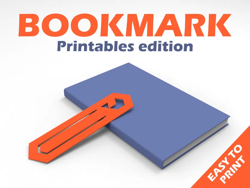 Kẹp Sách Đánh Dấu 3D – Dễ In, Đẹp Mắt - Image 1