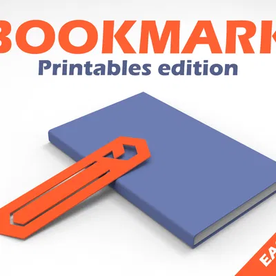 Kẹp Sách Đánh Dấu 3D – Dễ In, Đẹp Mắt