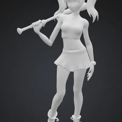 Mô Hình Harley Quinn 3D STL - Nhân Vật DC Kinh Điển