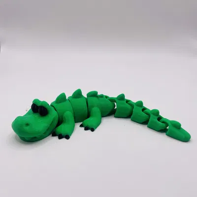 Flexi Crocodile – Cá sấu dẻo khớp nối