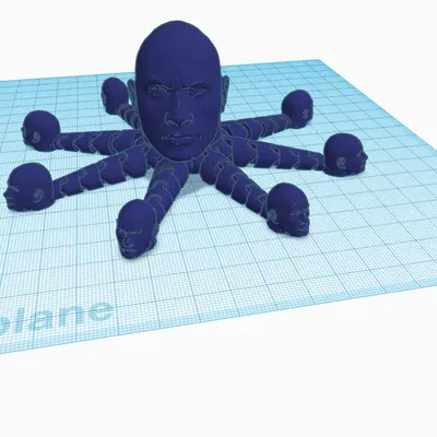 Mô Hình Octorocktupus Độc Đáo - Đồ Chơi In 3D Sáng Tạo