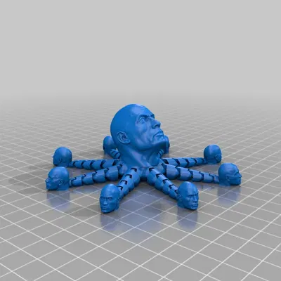 OctoRocktopus: Mô Hình Bạch Tuộc Đầu Người Độc Lạ