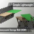 Kệ phẳng lớn đơn giản cho Honeycomb Storage Wall - Thumbnail 1