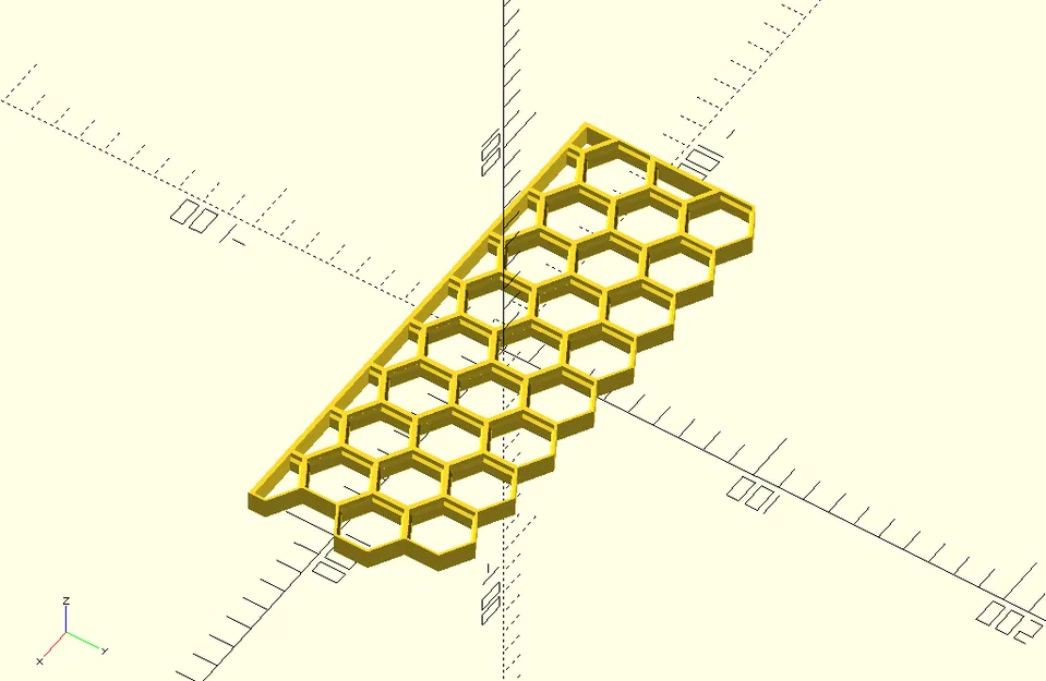 Khay Tổ Ong Lưu Trữ Cải Tiến - Tùy Biến Linh Hoạt Bằng OpenSCAD - Image 1
