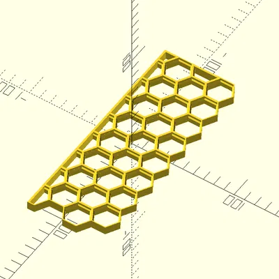 Khay Tổ Ong Lưu Trữ Cải Tiến - Tùy Biến Linh Hoạt Bằng OpenSCAD