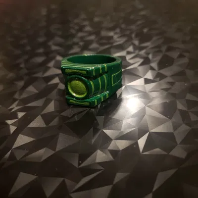 Nhẫn Green Lantern Hiện Đại - Mô Hình In 3D Độc Đáo