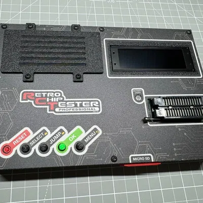 Case custom Retro Chip Tester Professional (RCT) 8bit-museum – nhiều tuỳ chọn