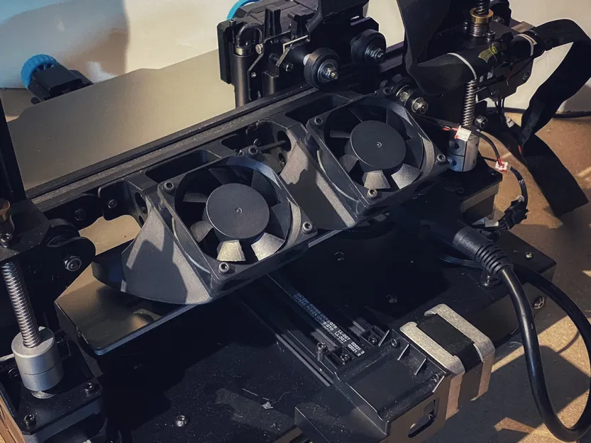 Vortex GEMINI: Hệ Curtain Fan tốc độ cao gắn X gantry cho SV07 & nhiều máy khác - Image 2