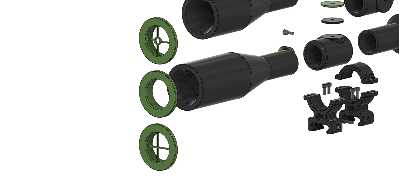 Silly Scope (Faux Scope cho Picatinny) – Ống ngắm giả - Image 9