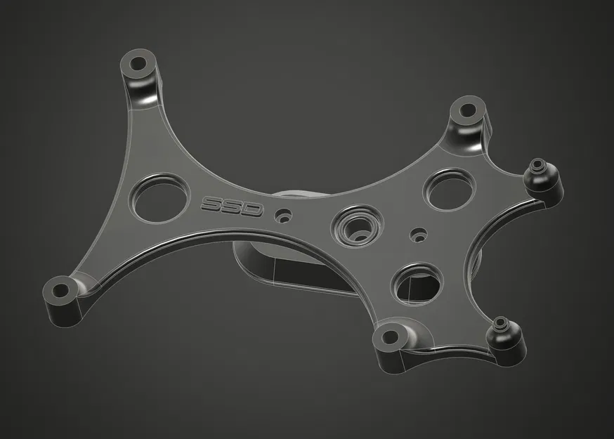 Giá đỡ SSD 2.5 cho DIN Rail + Universal Mount (Klipper) cho Sovol/Voron (Orico) - Image 1