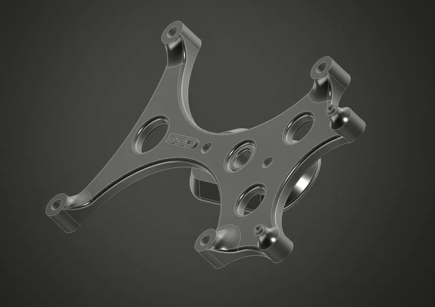 Giá đỡ SSD 2.5 cho DIN Rail + Universal Mount (Klipper) cho Sovol/Voron (Orico) - Image 2