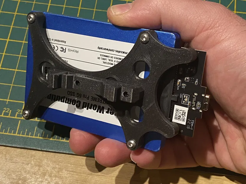 Giá đỡ SSD 2.5 cho DIN Rail + Universal Mount (Klipper) cho Sovol/Voron (Orico) - Image 9