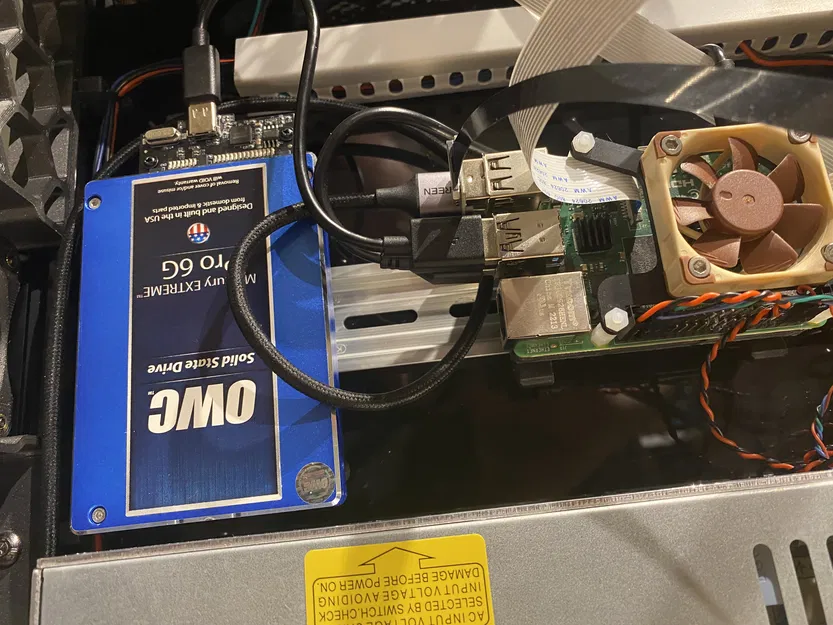 Giá đỡ SSD 2.5 cho DIN Rail + Universal Mount (Klipper) cho Sovol/Voron (Orico) - Image 10