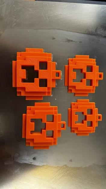 Móc Khóa Creeper Minecraft Pixel Art 3D - Image 3