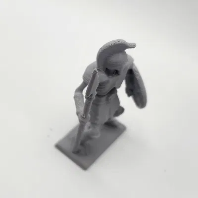 Mô Hình Chiến Binh Bộ Xương Cầm Giáo Cho Game Tabletop