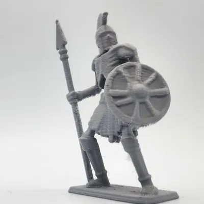 Mô Hình Chiến Binh Bộ Xương Cầm Giáo Cho Game Tabletop