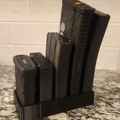 Giá Đỡ 5 Băng Đạn AR-15 In 3D Tiện Lợi