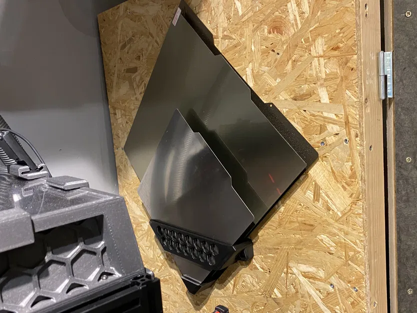 Giá treo tường kiểu Voron giữ 4 build plate đa cỡ 220/235/250/300/350 - Image 1